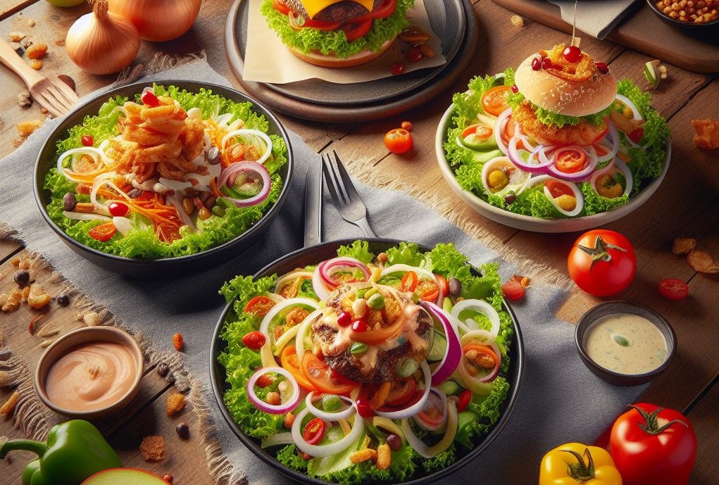 Burger King Salads, BK salad menu,