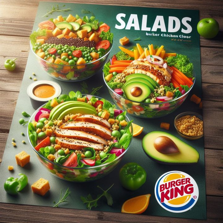 New Burger King Salads Menu
