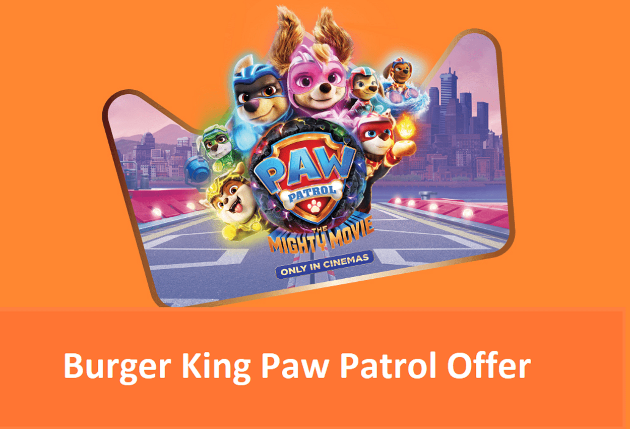 Burger King Paw Patrol Offer. Burger King toys 