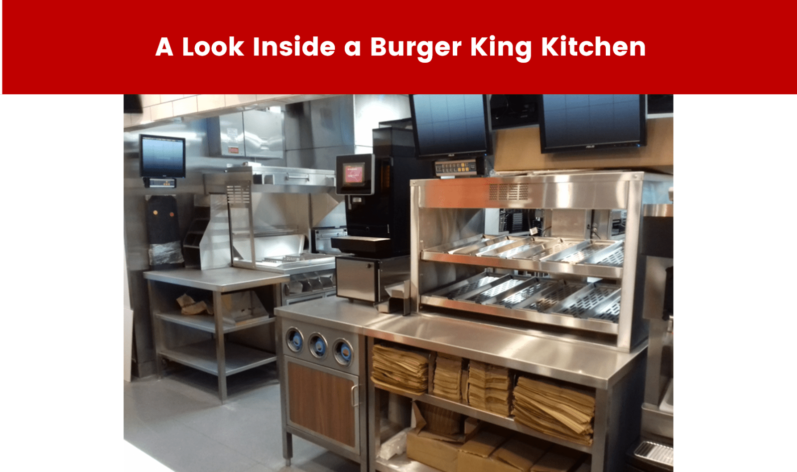 A Look Inside a Burger King Kitchen
